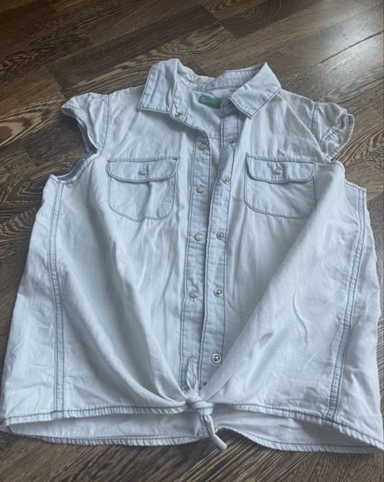 Benetton bluzka dżinsowa roz. 160 cm