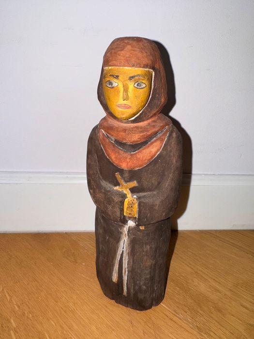 Figura zakonnica wiekowa ładny stan - Warszawa