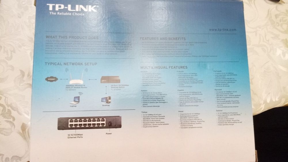 Switch TP-Link TL-SF1016D