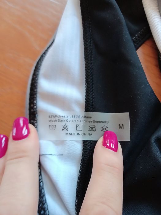 Kostium kąpielowy bikini modelujące pasy wysoki stan push up r.M/L. WDCD