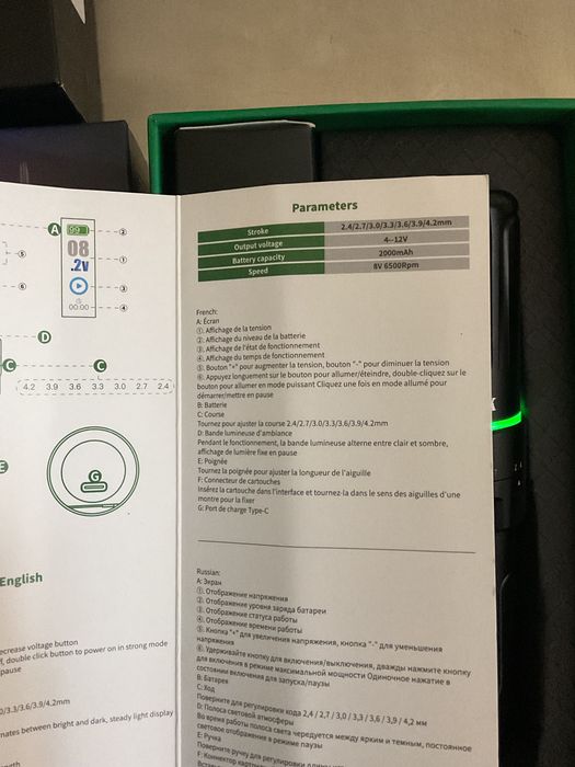 Kit de tatuagem completo novo