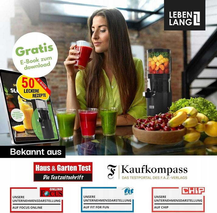 Sokowirówka LEBENLANG lbl3077 czarny 250 W