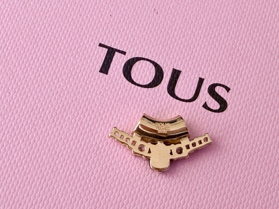 Tous nowa zawieszka srebro pozlacane