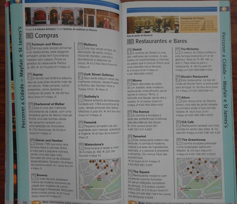 Guia American Express Top 10 - Londres