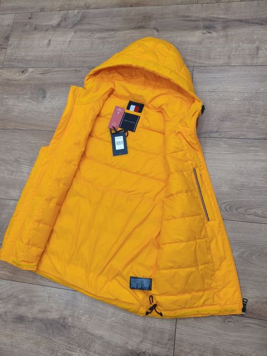 Bezrękawnik Tommy Hilfiger kamizelka męska żółta pomarańczowa r. L