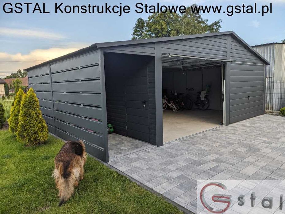 garaż blaszany hala wiata 9x6 8x6 10x6 9x7 12x6 automat profil ocynk