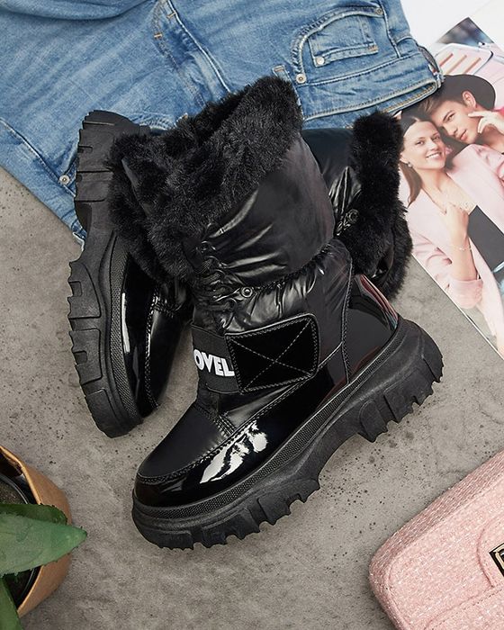 36 37 38 śniegowce 39 40 trapery botki zimowe z futerkiem ortalionowe