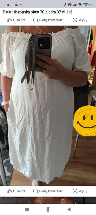 Biała piękna hiszpanka 50 52