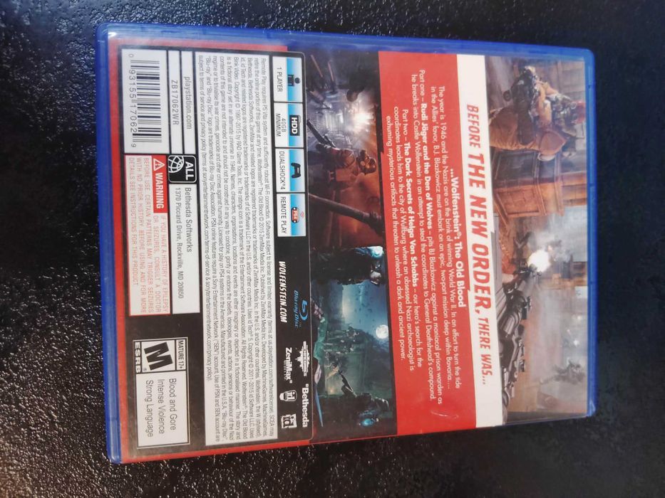 Wolfenstein The Old Blood PS4 Angielska wersja gry - brak PL