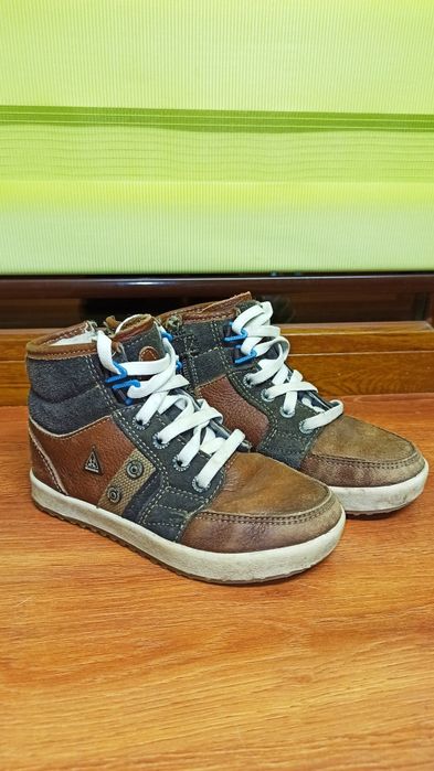 Кожаные хайтопы  на цегейке 28р тёплые