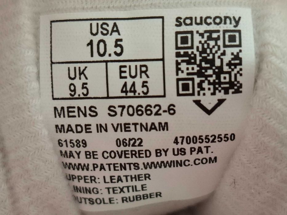 Saucony Shadow 6000. ЕВРО 44,5 (28,5см)