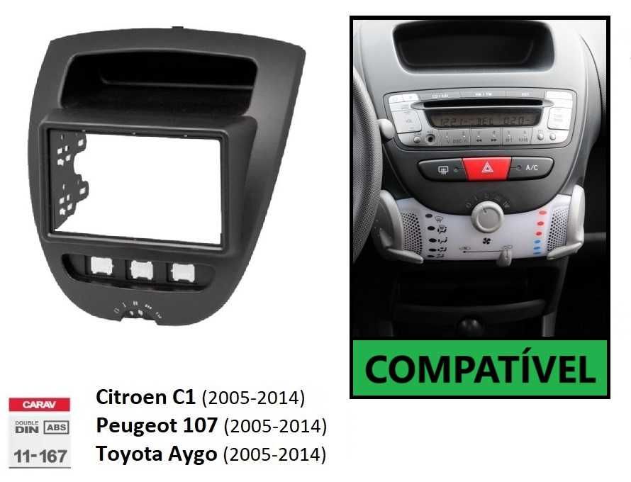 Rádio 2DIN • Citroen C1 • Peugeot 107 108 • Toyota Aygo • Android GPS