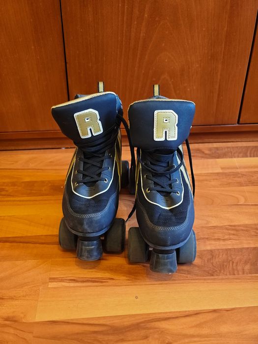 Wrotki męskie Rio Roller Varsity Black/Gold