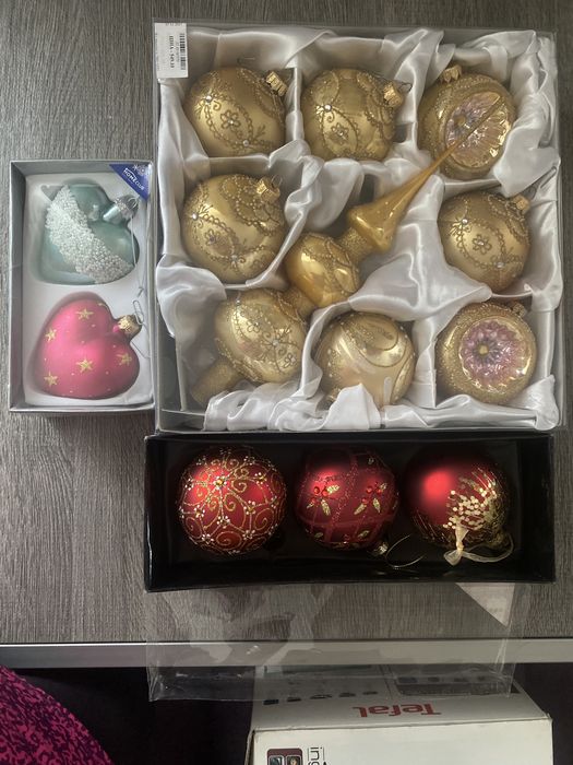 Елочные украшения на подарок в упаковке