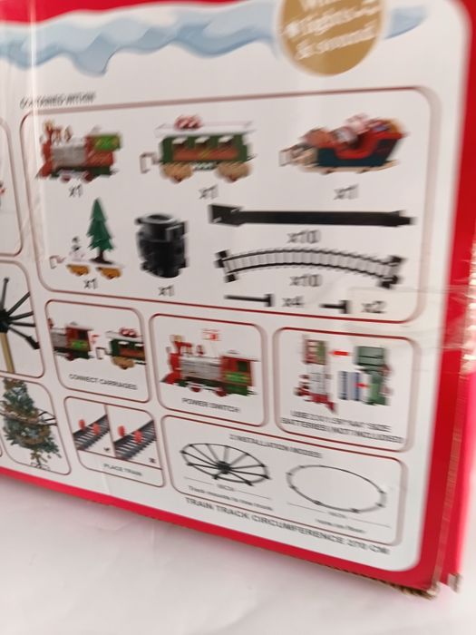 Comboio a pilhas com carris ( 31 peças)8