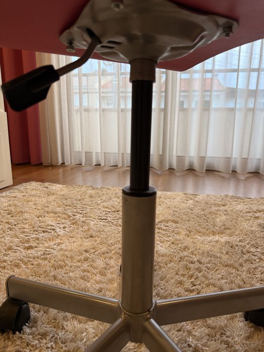 Cadeira escritório rosa