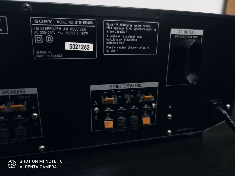Amplituner Sony STR-DE405 Audio Video Control Center zadbany stan bdb+