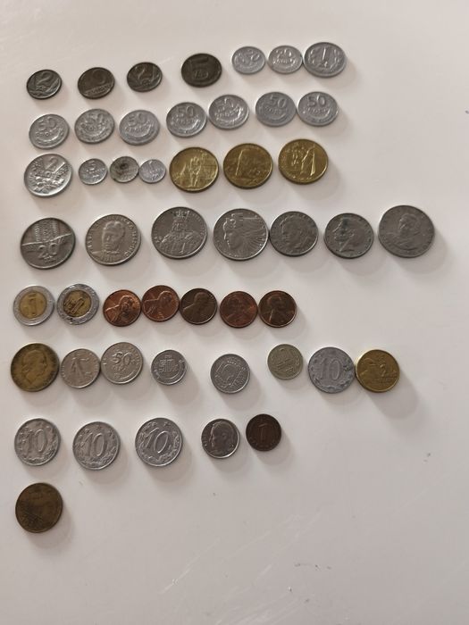 Zestaw monet PRL dolar dorsz komplet numizmatyka