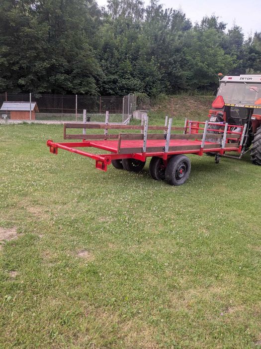 Przyczepa gospodarcza 440×160 cm solidna, praktyczna, gotowa do pracy