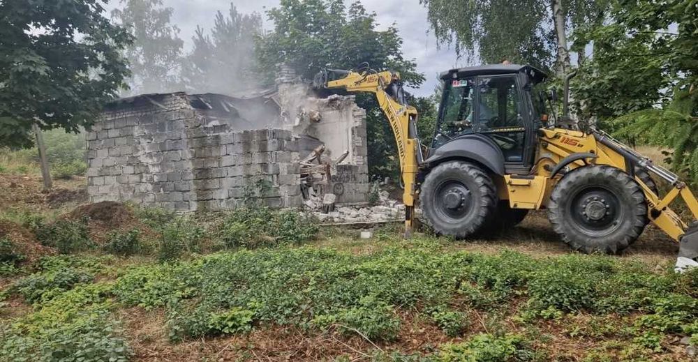 Wycinka samosiewów, koszenie, równanie terenu