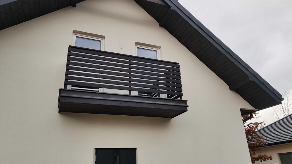 Balustrada balkonowa nowoczesna