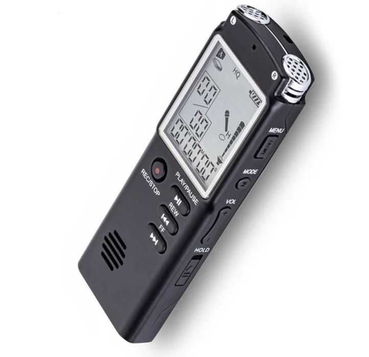 Gravador de Voz 8GB Mp3 bateria interna recarregável (Novo)