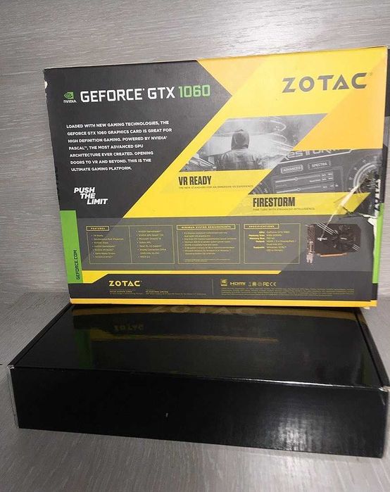Упаковка от видеокарты ZOTAC GTX 1060