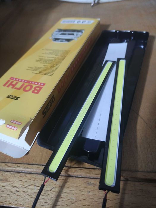 Дневные ходовые огни DRL 17см белые.Новые 12 вольт