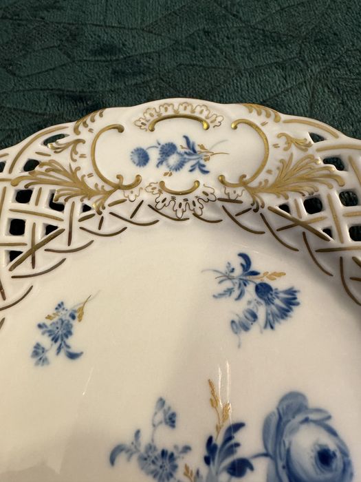 Meissen - ażurowy talerzyk