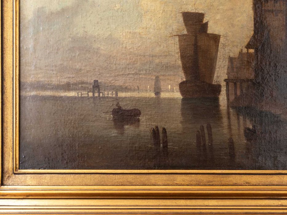Pintura barcos Raudil século XIX | Romantismo