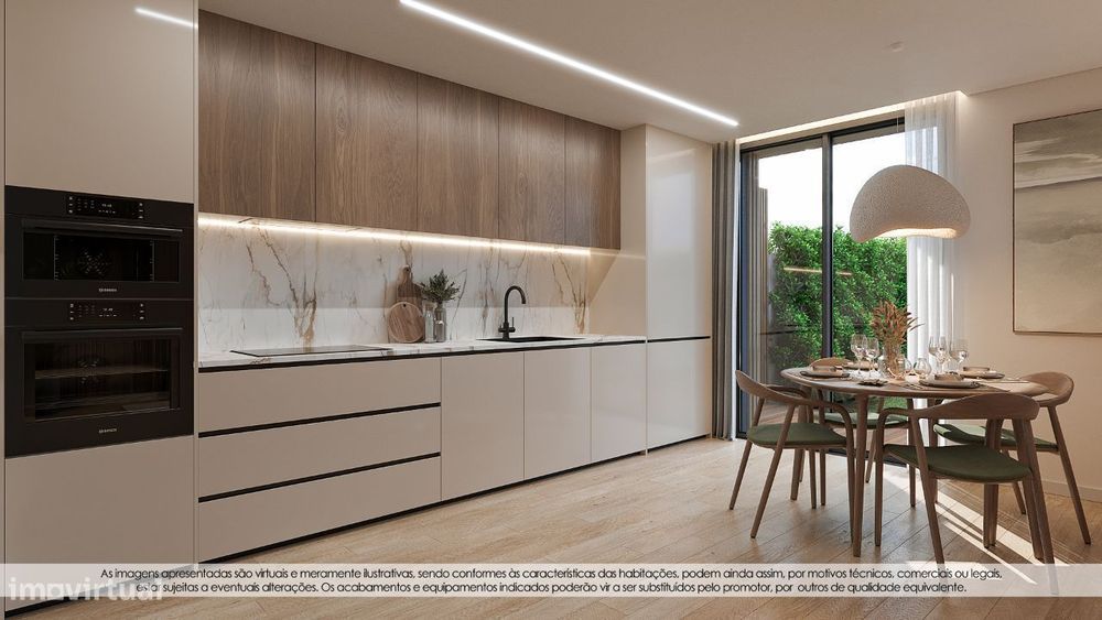 WHITE II junto praias, T2 ótimas áreas, varandas, Lug. garagem