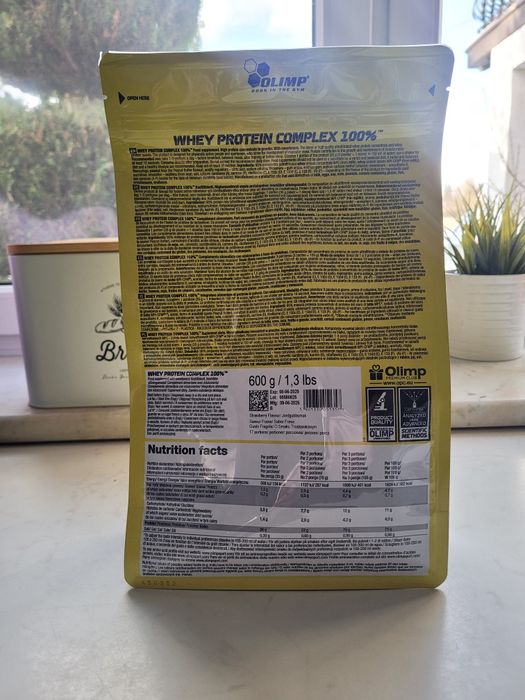 Nowe Białko Olimp Whey Protein Complex 600g Strawberry Truskawka