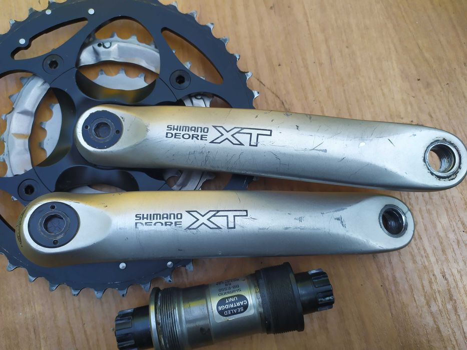 Shimano Deore XT korby  FC-M751 Hollowtech Dł.175mm 22/32/44t +BB-ES50