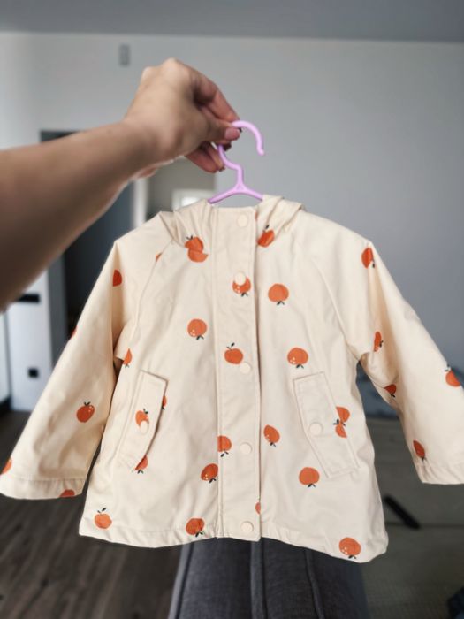 Утеплений дощовик zara на дівчинку