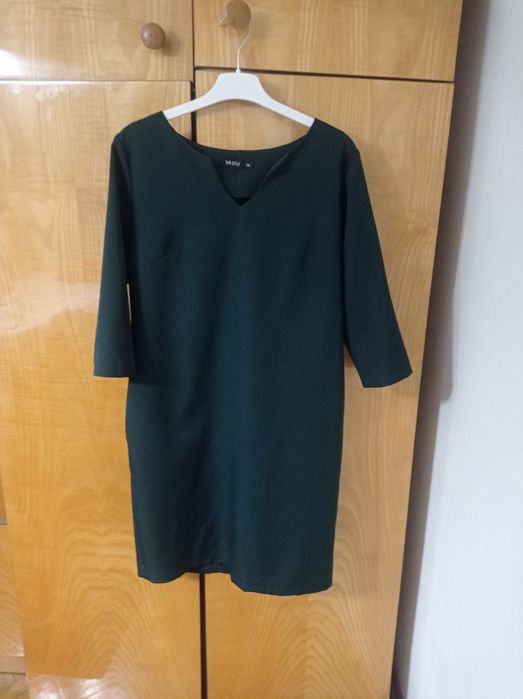 Sukienka damska butelkowa zieleń