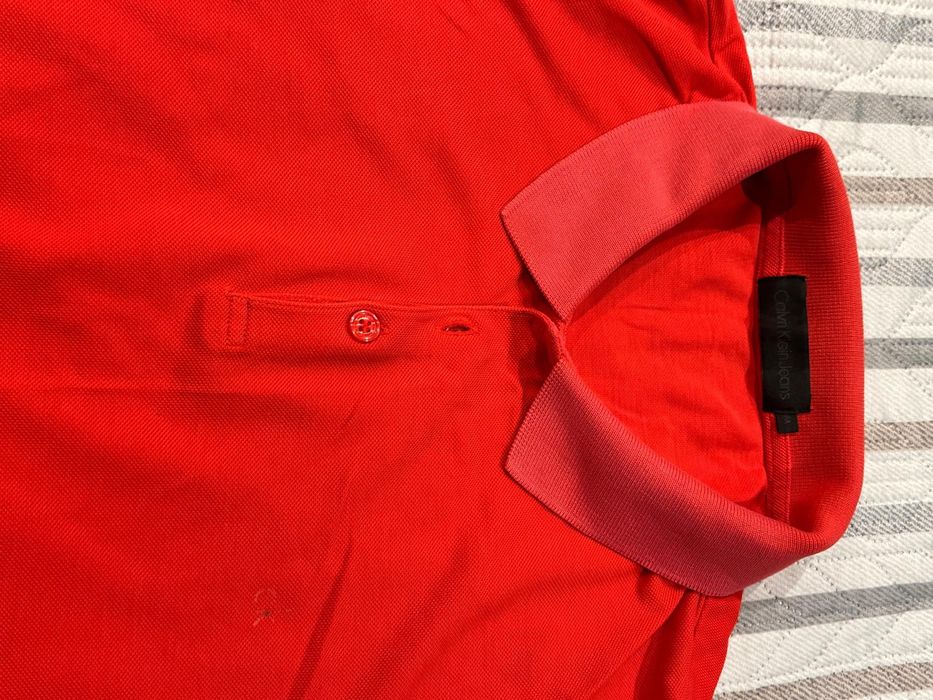 Polo homem vermelho calvin klein
