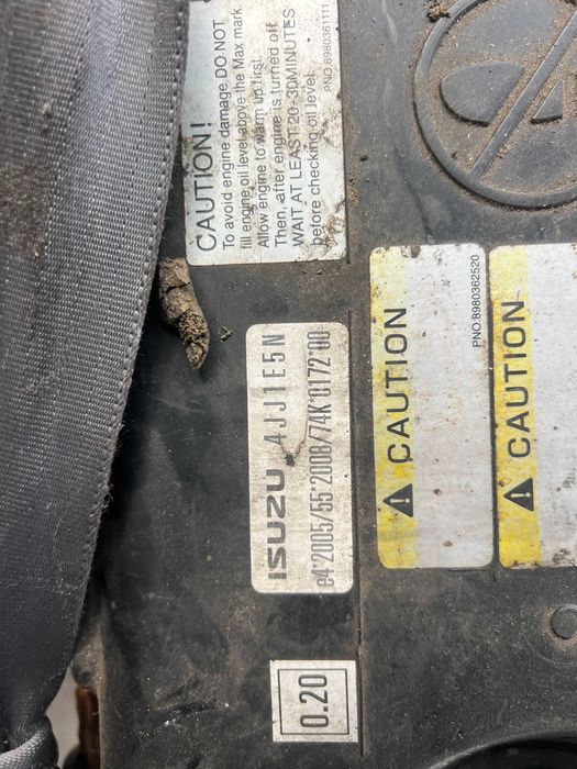 Motor Isuzu NPR NQR D-MAX 3.0 Ref: 4JJ1 E5N 4JJ1E5N