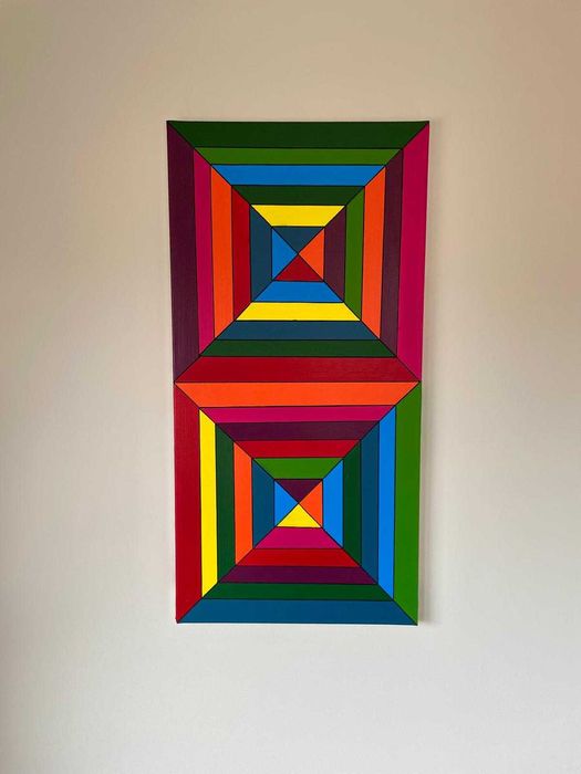 Pintura em acrílico 80 X 40 cm