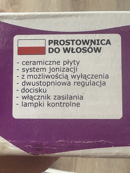 Eldom prostownica do włosów z jonizacją 30