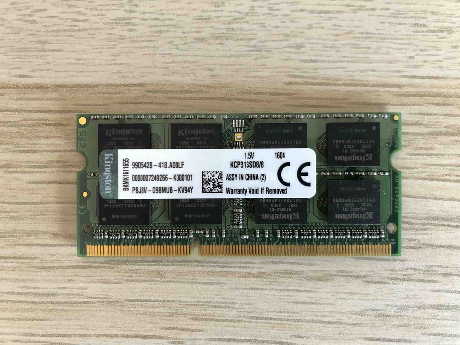 Memória RAM Kingston 8GB DDR3 1333MHz SODIMM - KCP313SD8/864585755185666121