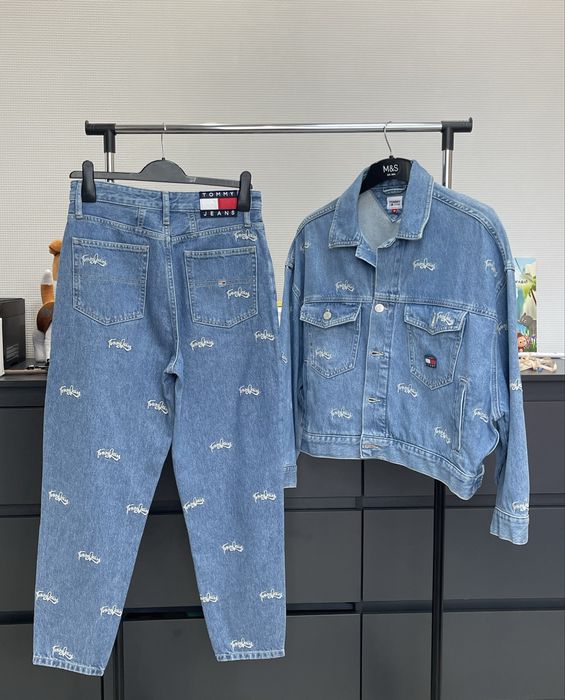 Джинсы TOMMY JEANS розовые. Размер S.
