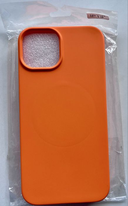 Чохол iphone 13 orange.