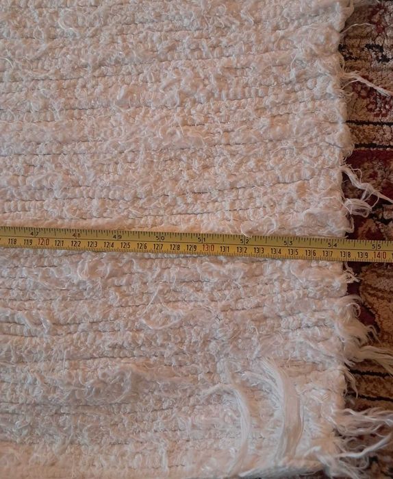 Grande Tapete de Tear Branco