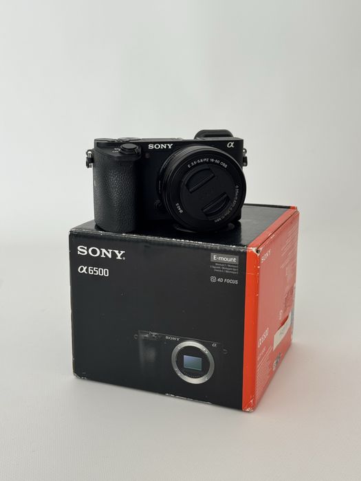 Камера Sony a6500 kit 16-50mm, як Sony ZV-E10