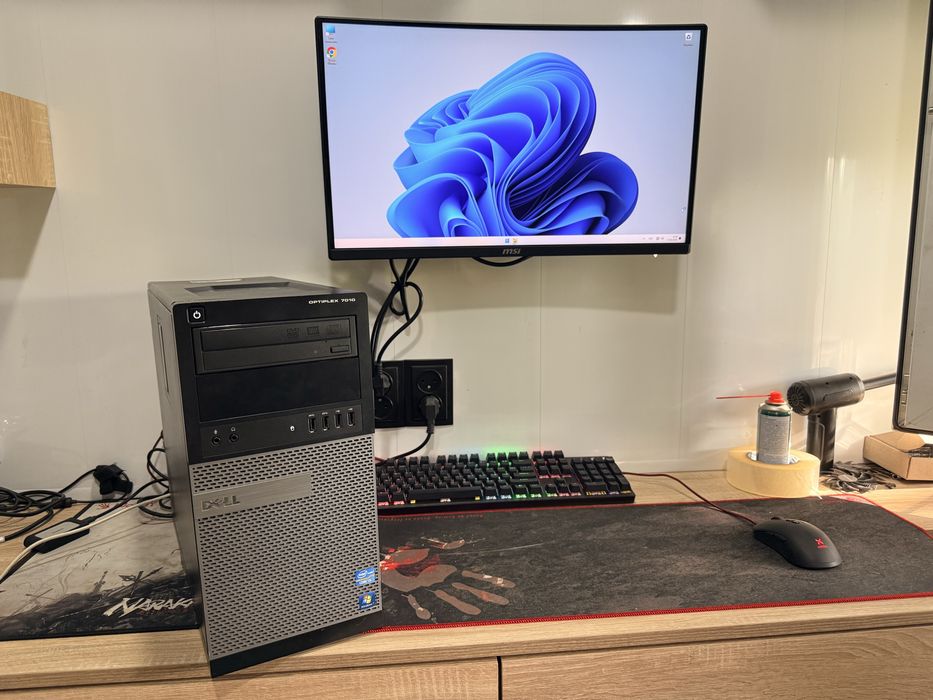 Компьютер Ігровий бюджетний Intel i5+16гб ddr+512gb ssd+MSI RX 570