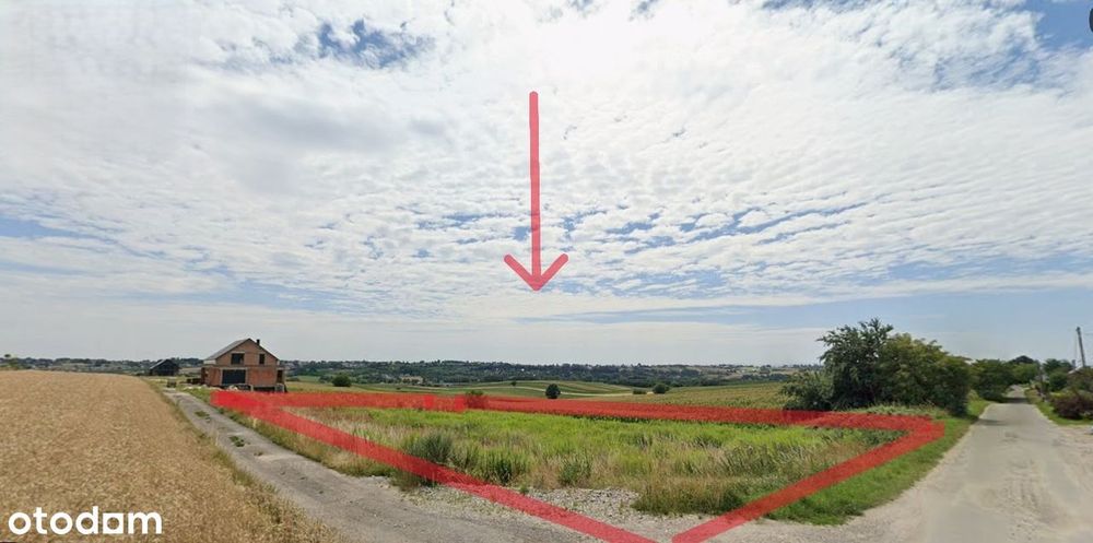 Widokowa Piękna Działka Z Mediami Baranówka / Maciejowice K. Krakowa