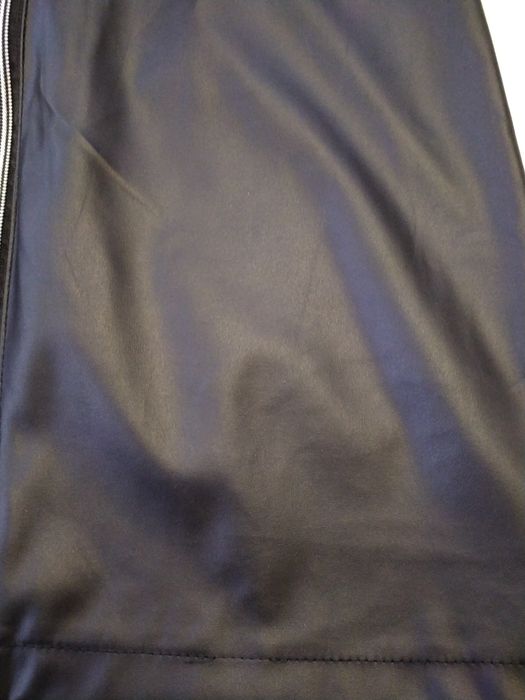 Кожаный чёрный сарафан