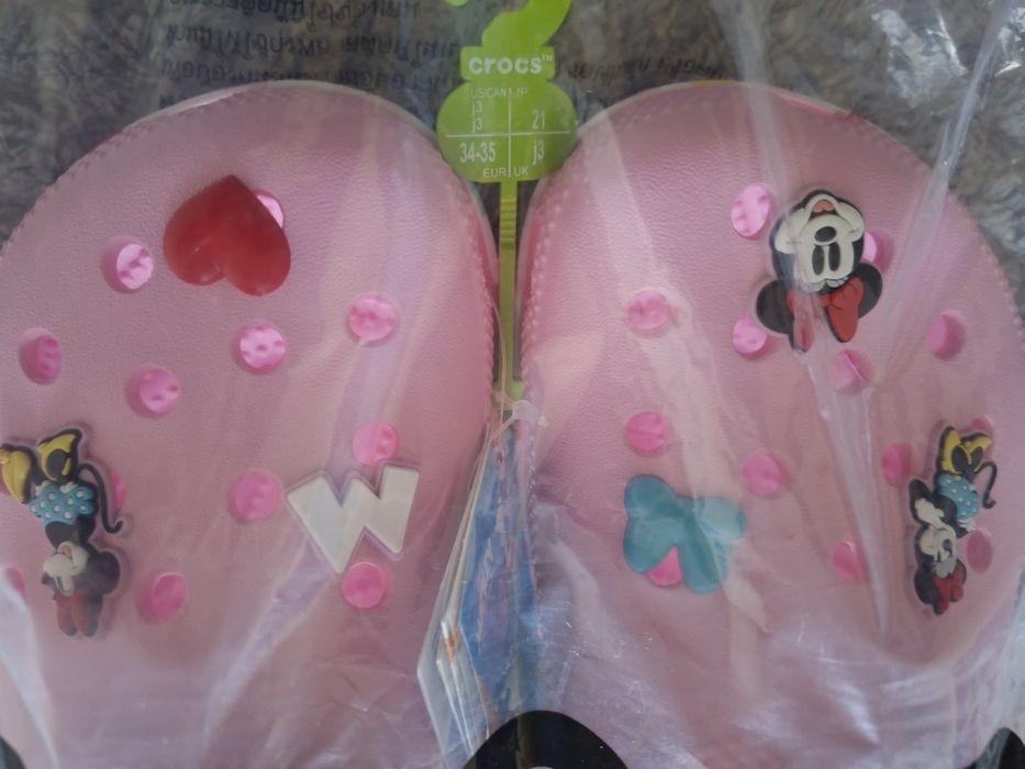 Crocs Minnie Classic K Novas Originais 34/35