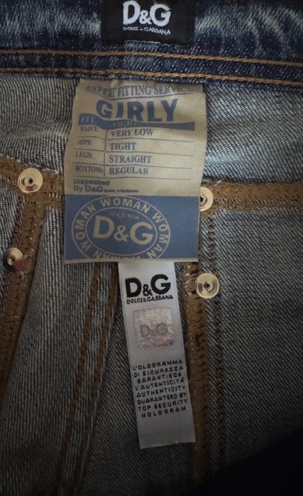 Джинси D&G, оригінал, голубі
