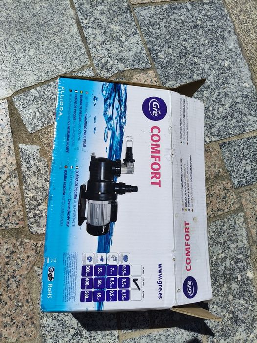 Motor piscina gre de 0,6 cv. Em bom estado.